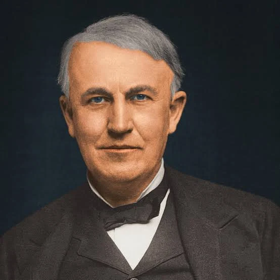 Thomas Edison, whose work on telegraphy and telephony contributed to early communication systems